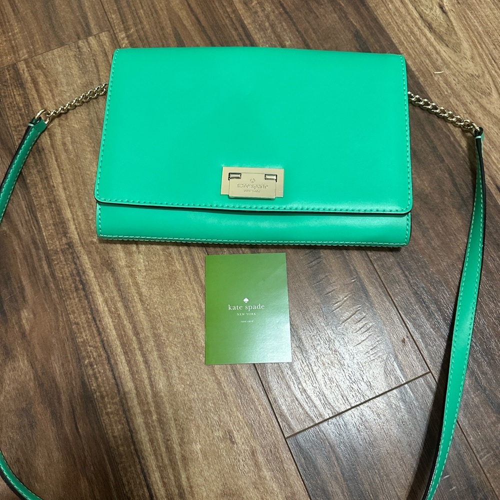 NWOT- Kate Spade Fiona Fresh Green Crossbody